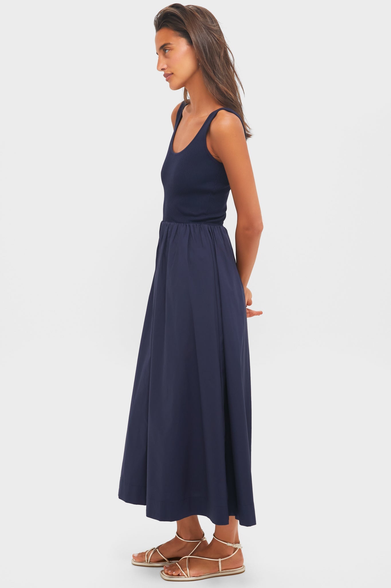 Navy Tank Midi Dress