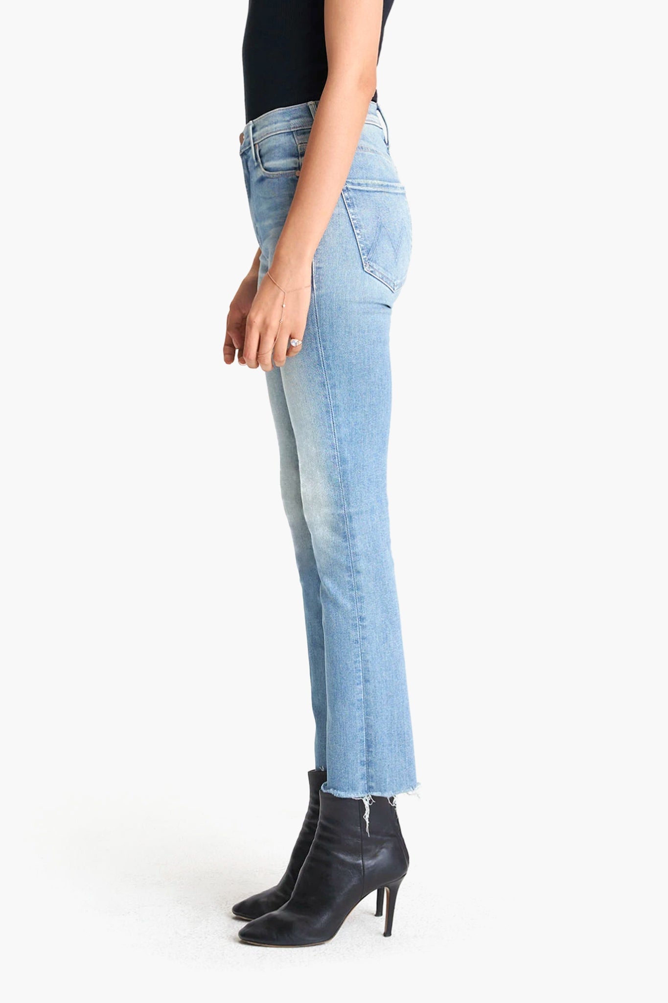 Jackpot The Mid Rise Dazzler Ankle Fray