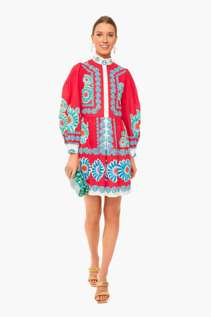 Daisy Placee Red Shorty Dress