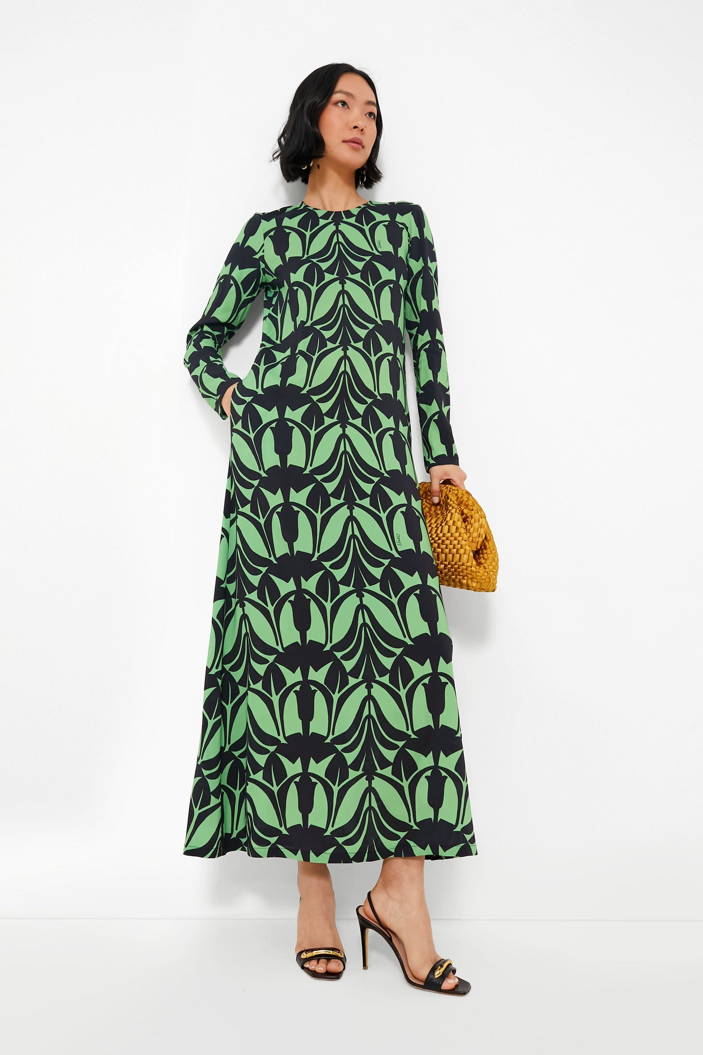 Papyrus Long Sleeve Swing Dress