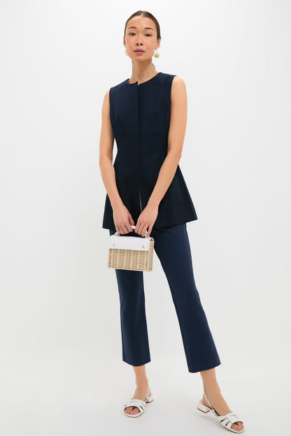 Navy Ponte Ashford Pants
