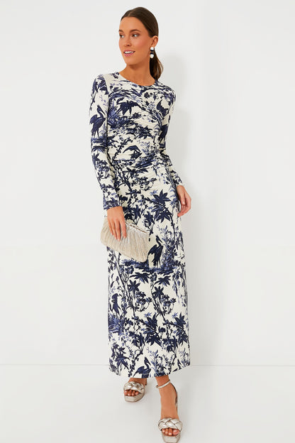 Heron Navy Maisy Dress