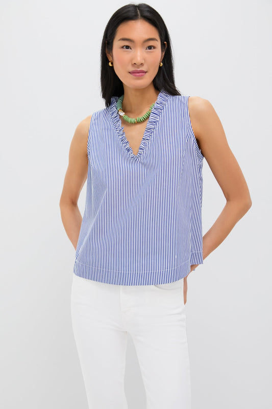 Striped Veronica Top
