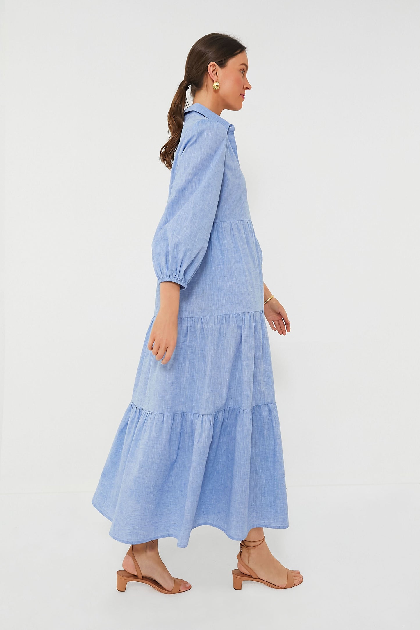 Chambray Mabel Maxi Dress