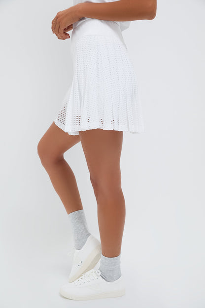 White Cane 15 Inch Williams Tennis Skirt