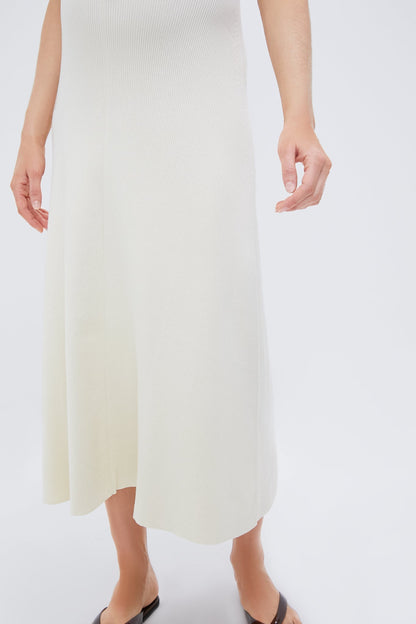 Ivory and Navy Stripe The Kaitlyn Dress