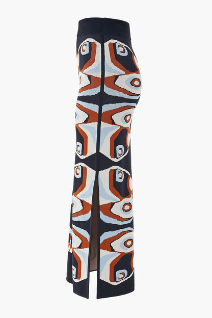 Navy Butterfly Nylah Skirt