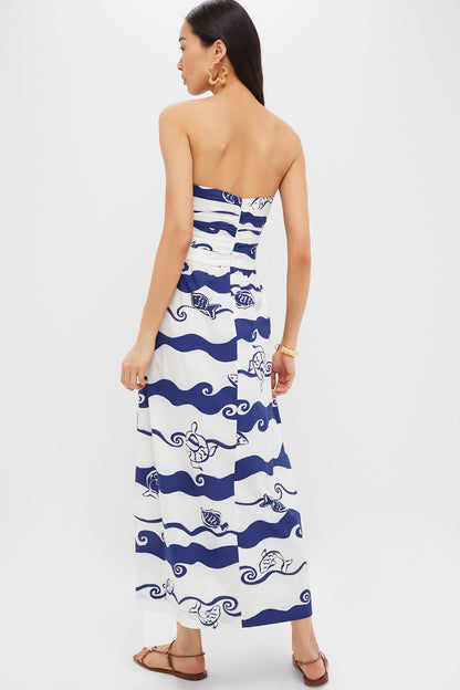 Painted Print Maxi Dress