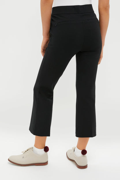 Black 25 Inch Cropped Compression September Pant