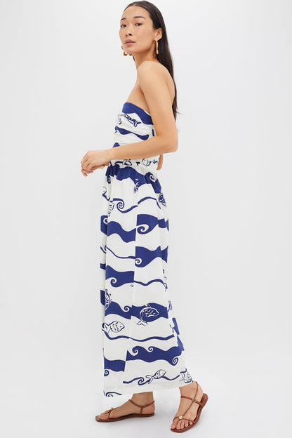 Painted Print Maxi Dress
