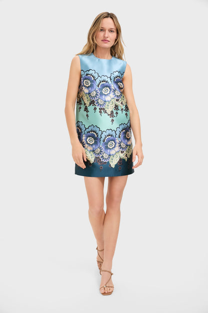 Blue Madalena Mini Dress