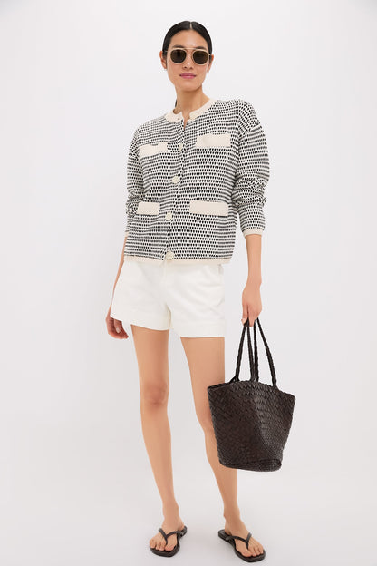 Birch Multi Stitch Tidewell Textured Knit Jacket