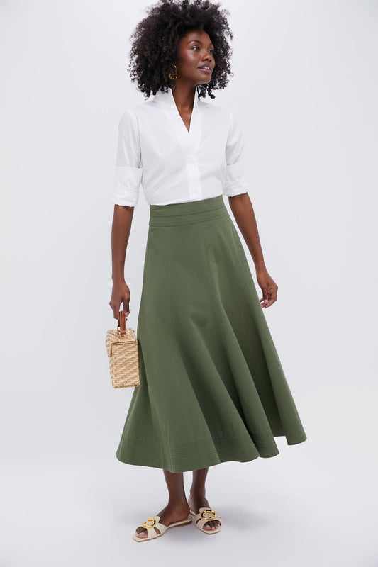 White Bessette Button Down