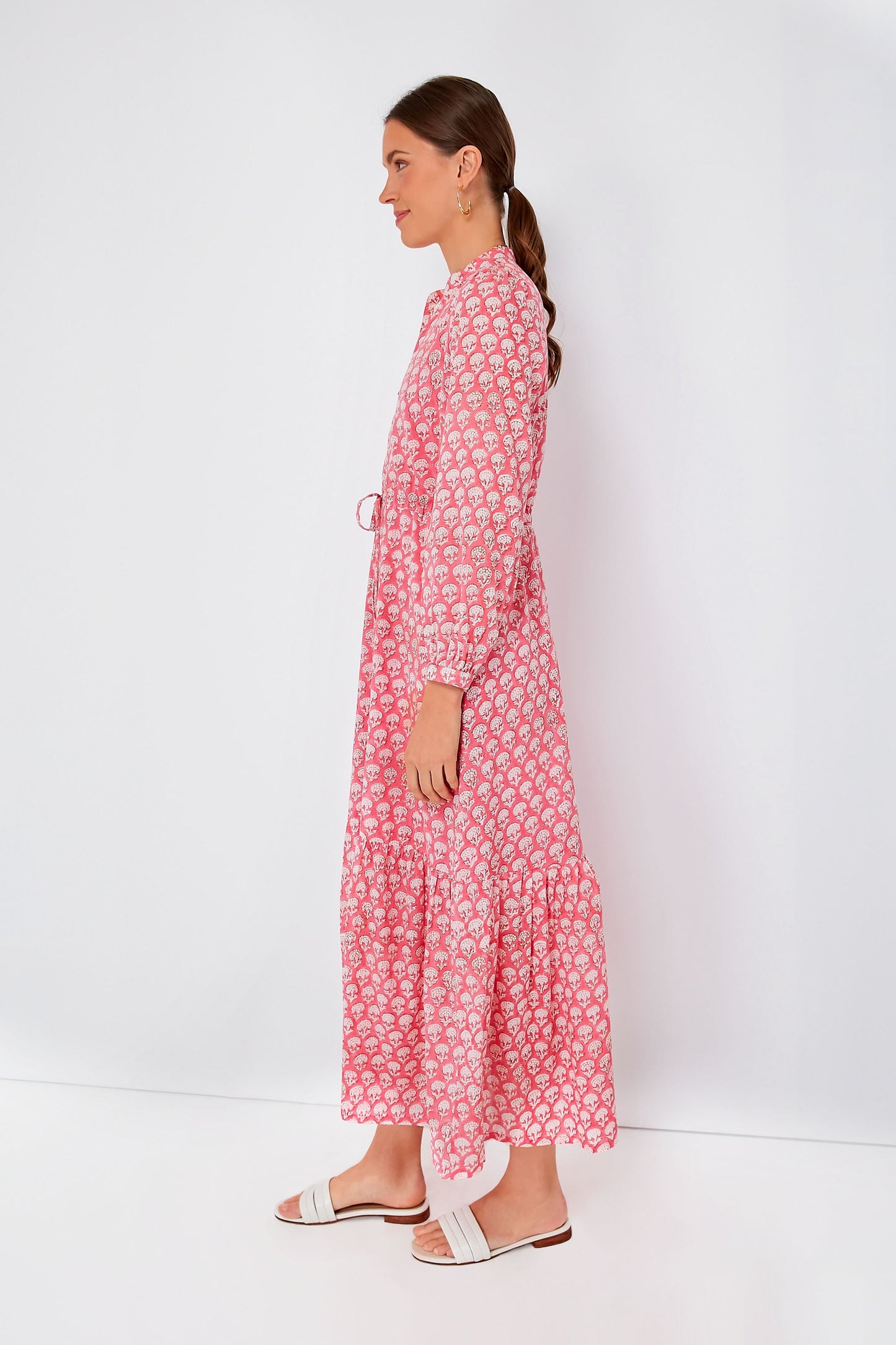 Crescent Flower Bon Pink Frances 3 Dress