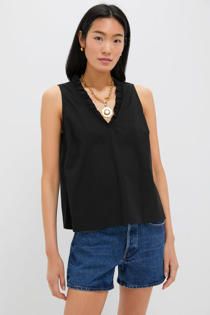 Black Veronica Top