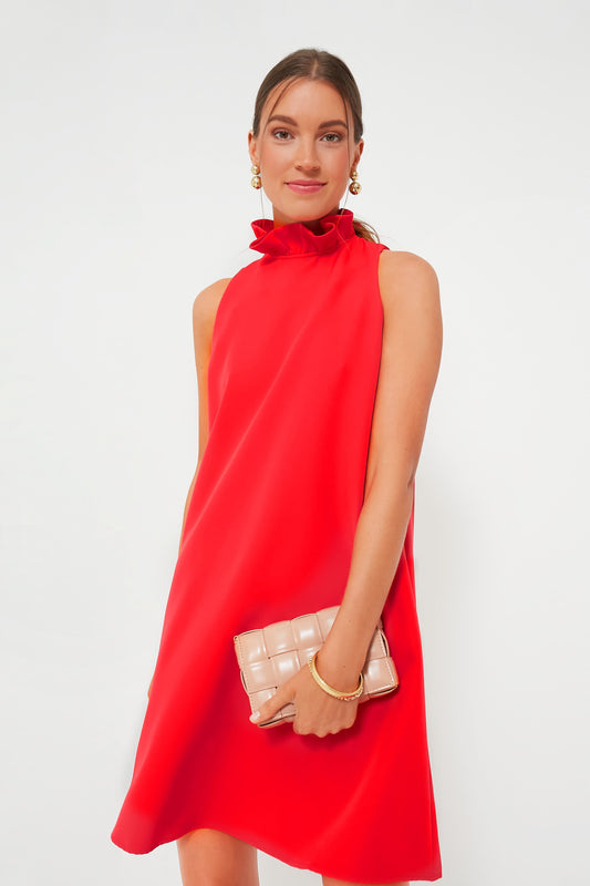 Poppy Red Blythe Dress