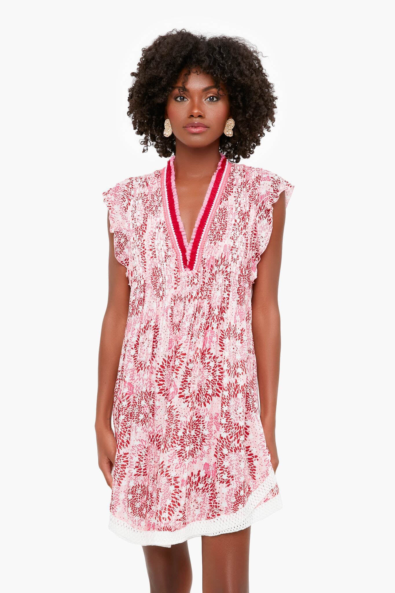 Pink Sunflower Sasha Mini Dress