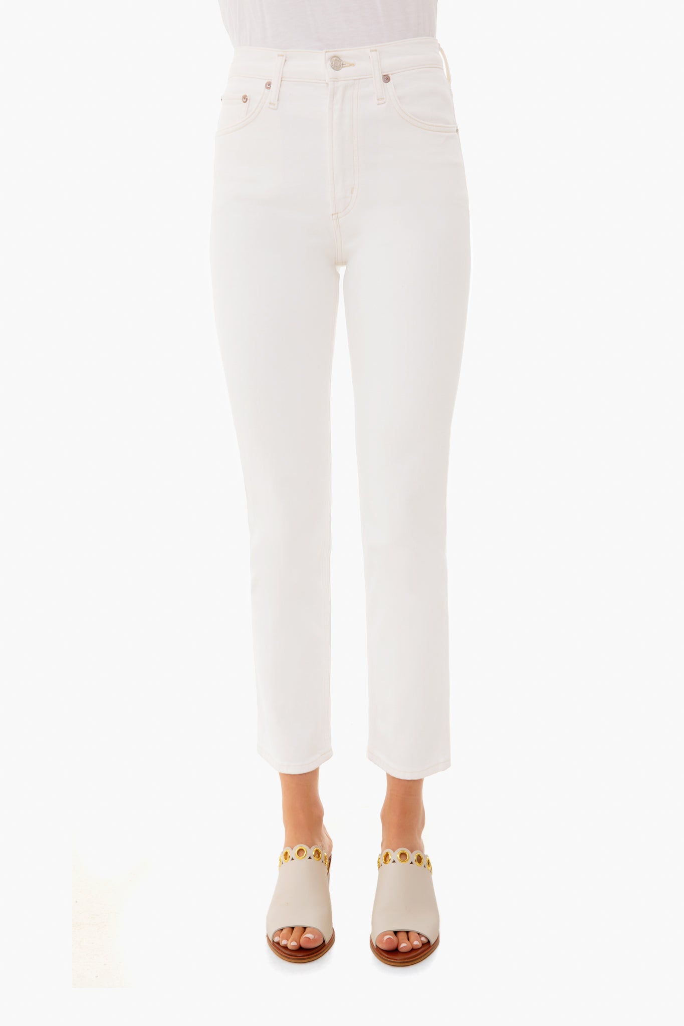 Untitled Wilder Mid Rise Comfort Straight Jean