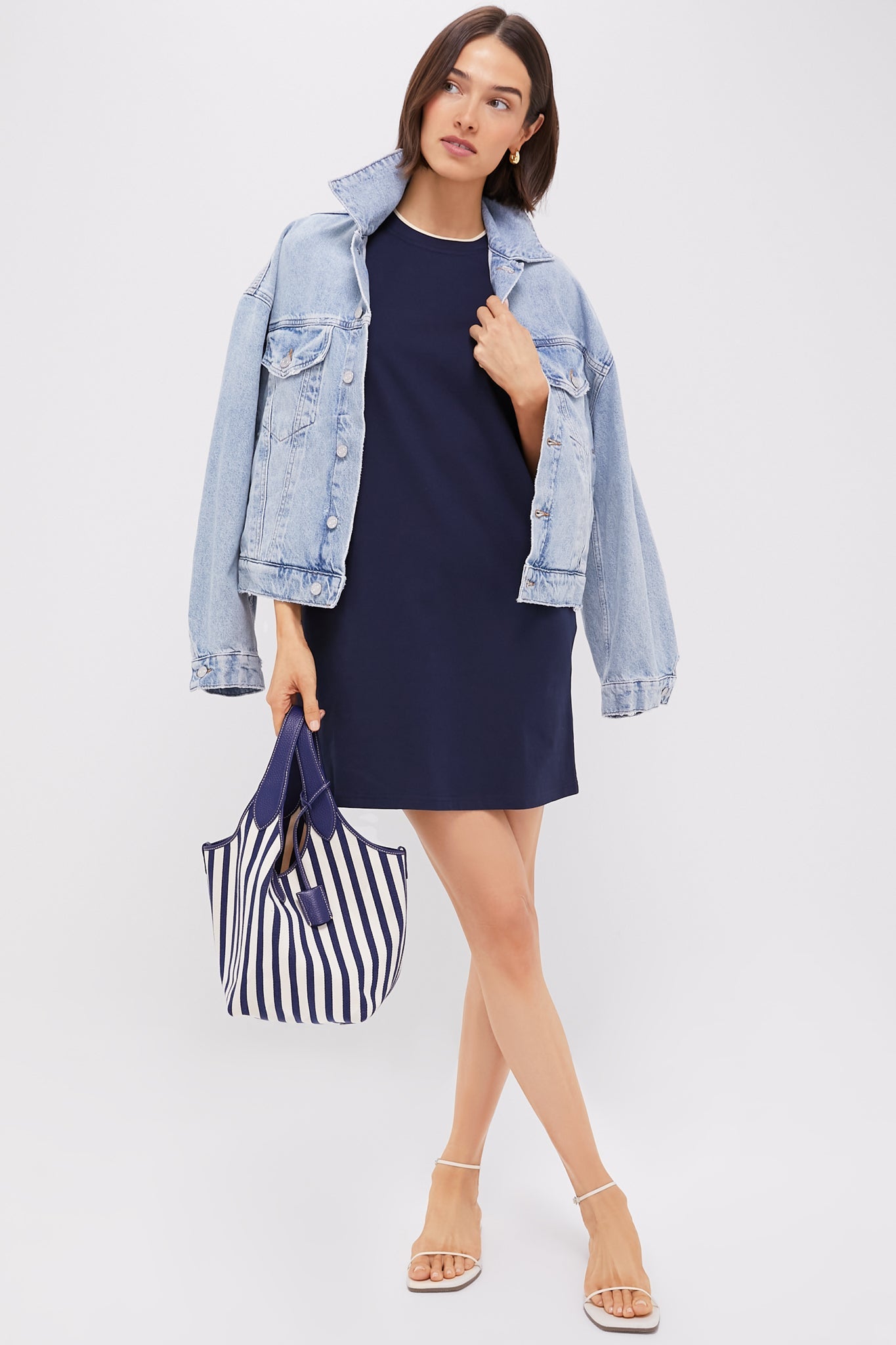 Navy Aimee Mini Dress