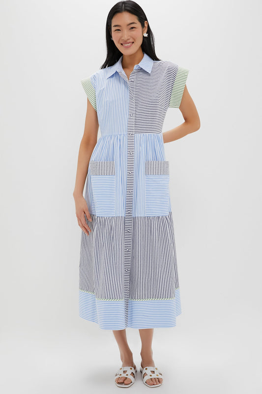 Croquet Stripe Sarah Dress