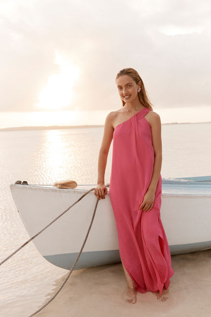 Hot Pink Soleil Gown