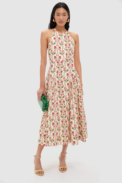Canna Balsa Beaded Midi Dress