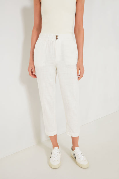 White Pull-On Pant