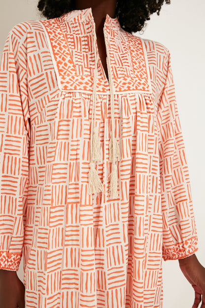 Coral Endless Summer Kaftan