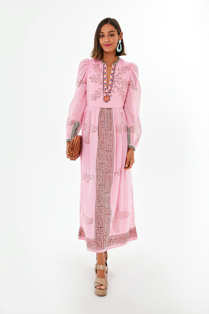 Pink Winifred Guava Dress