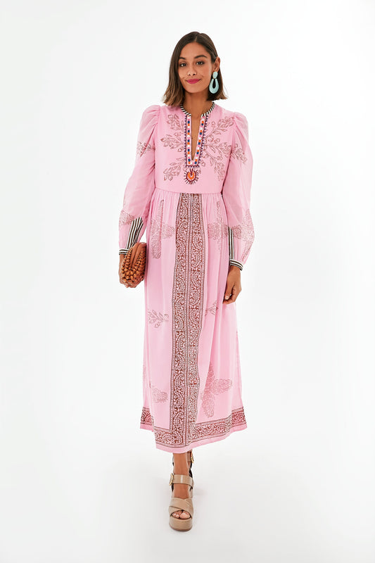Pink Winifred Guava Dress