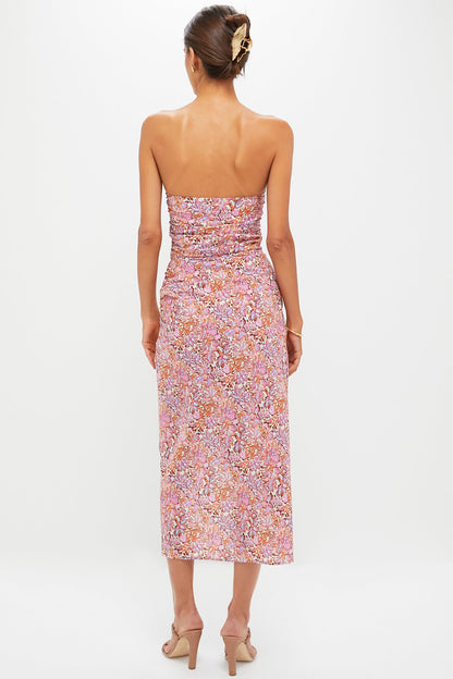 Multi Cleopatre Midi Dress