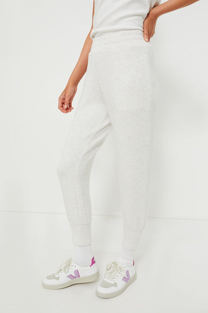 Ivory Marl The Slim Cuff Pant 25