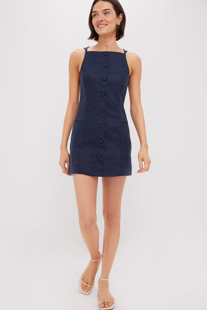 Navy Ambra Mini Dress