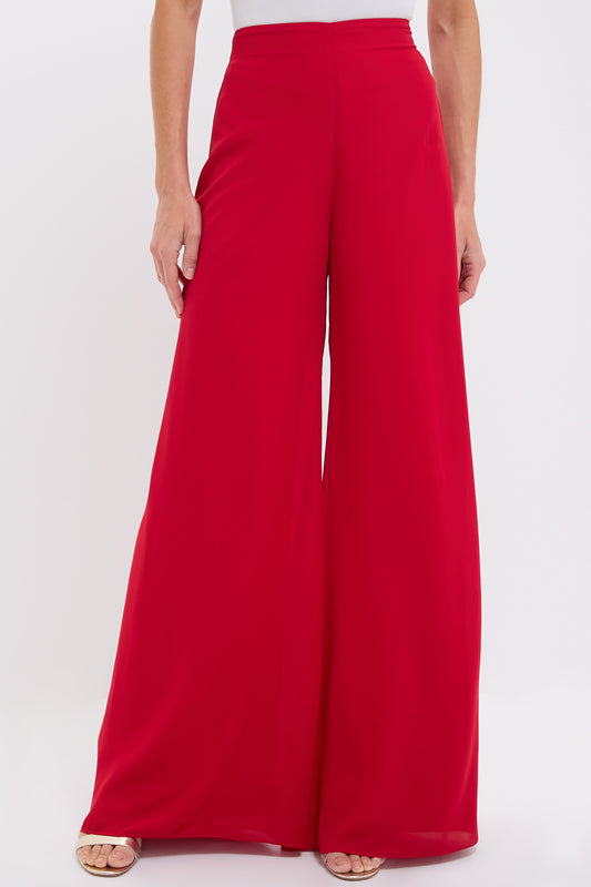 Coral Red Kali Pants