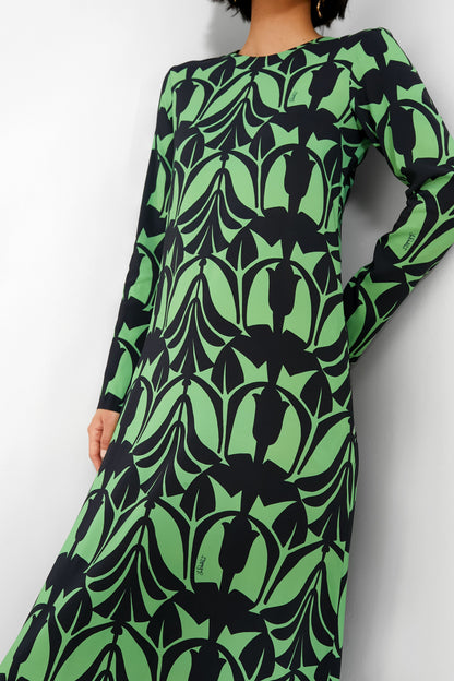 Papyrus Long Sleeve Swing Dress