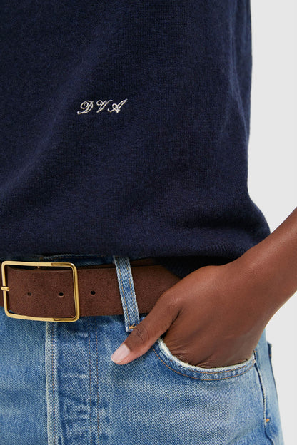 Navy Cashmere Shell