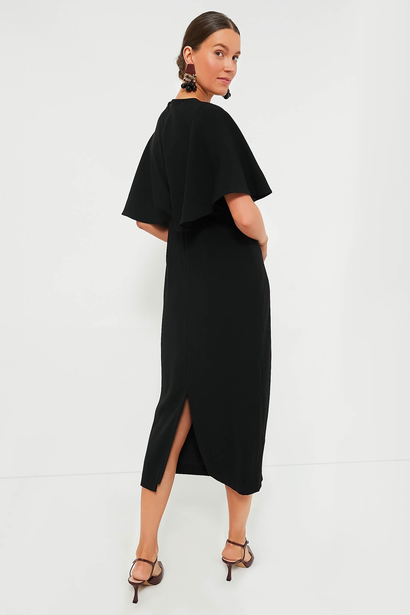 Black Cape Leah Dress