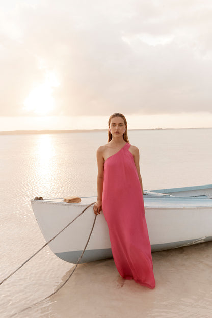 Hot Pink Soleil Gown