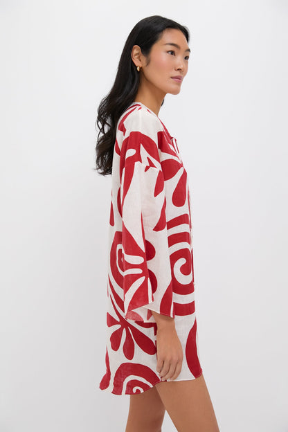 Cenote Scarlet Turin Mini Dress
