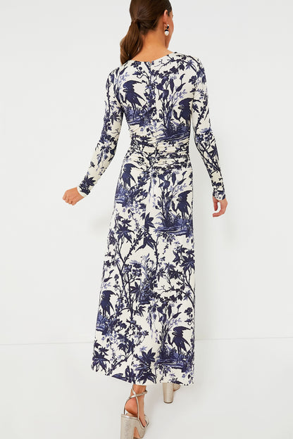 Heron Navy Maisy Dress