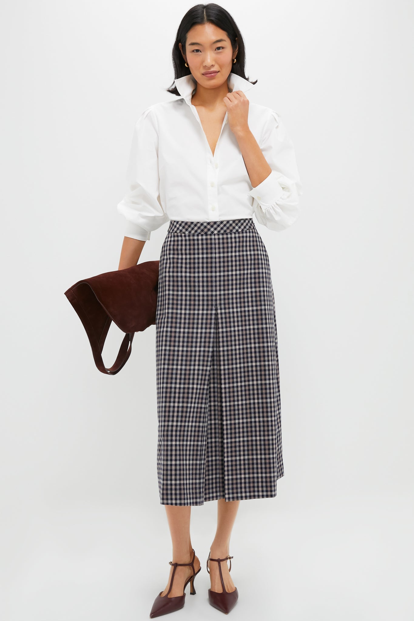 English Check Phoebe Riding Skirt