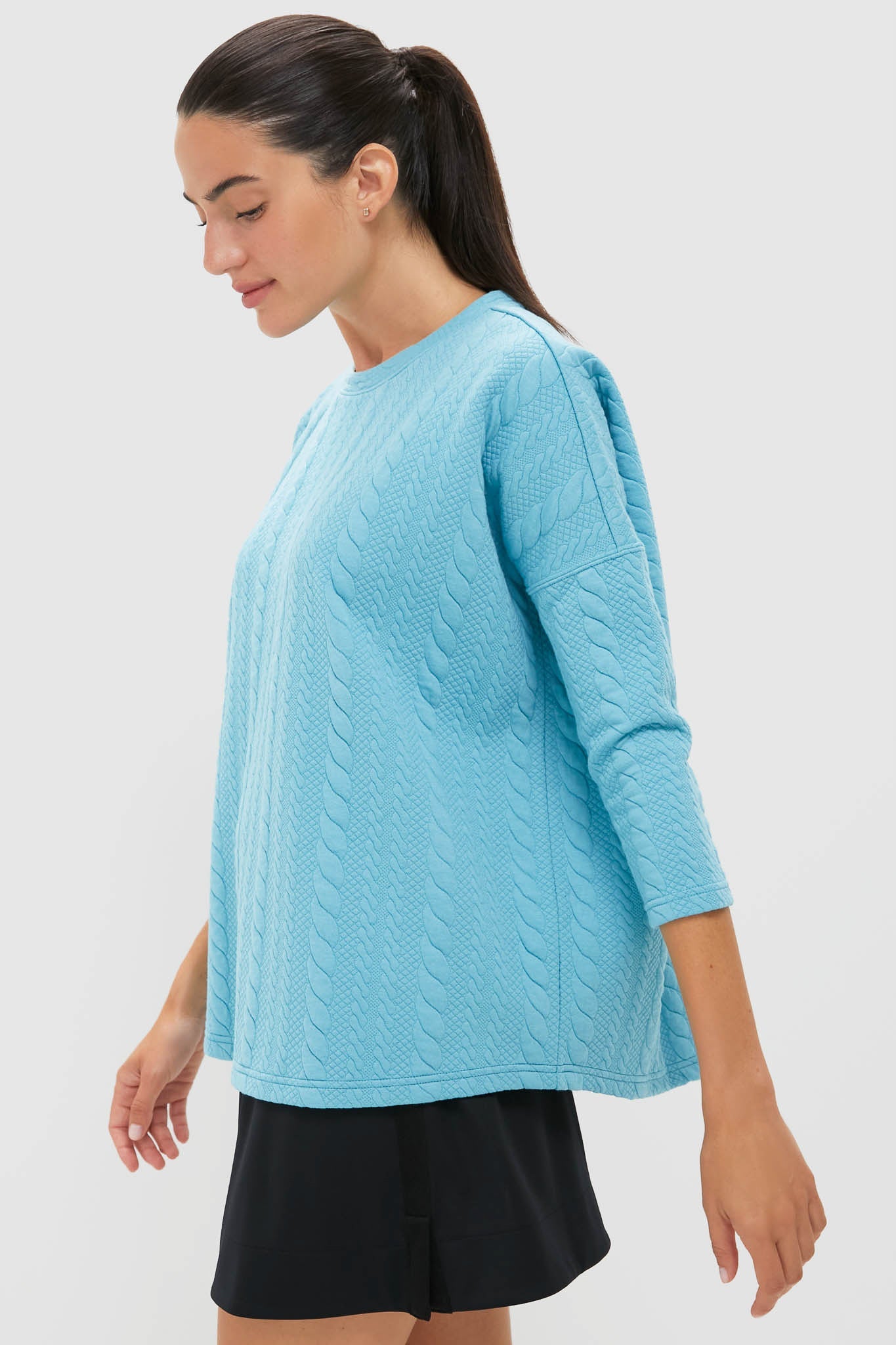 Milky Blue Ally Swing Sweatshirt
