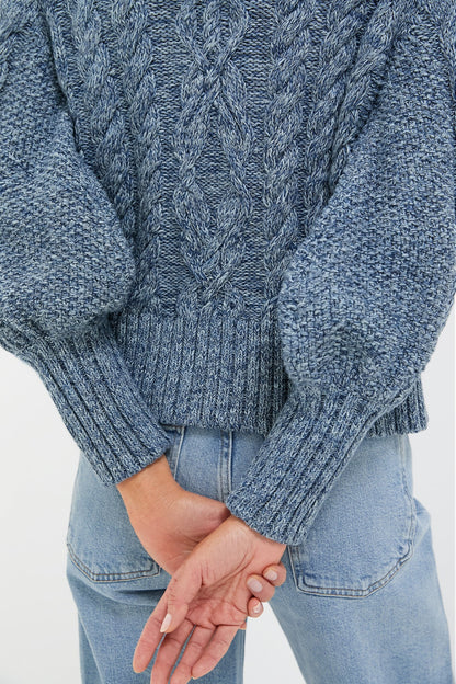 Marled Blue Colette Cardigan