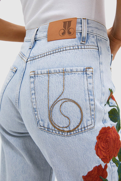 Multicolor The Barrel Jean