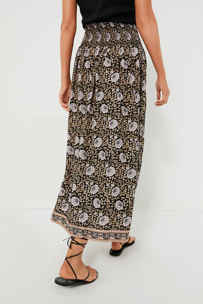 Vintage Flowers Sepia Bella Skirt
