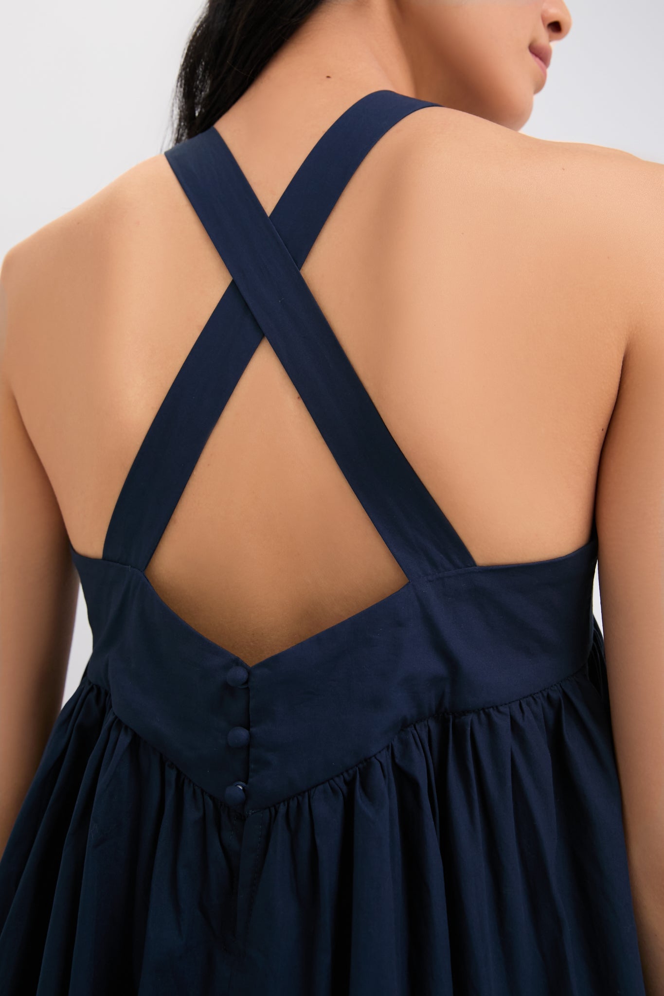 Navy Irene Maxi Dress