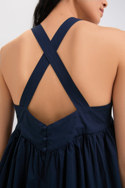 Navy Irene Maxi Dress
