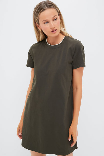 Olive Green Aimee Mini Dress