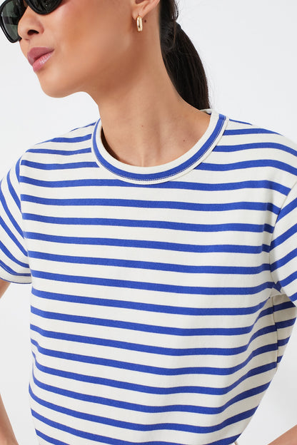 Blue Stripe Parker Classic Tee