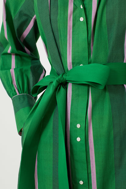 Jewel Green Calypso Shirt Dress
